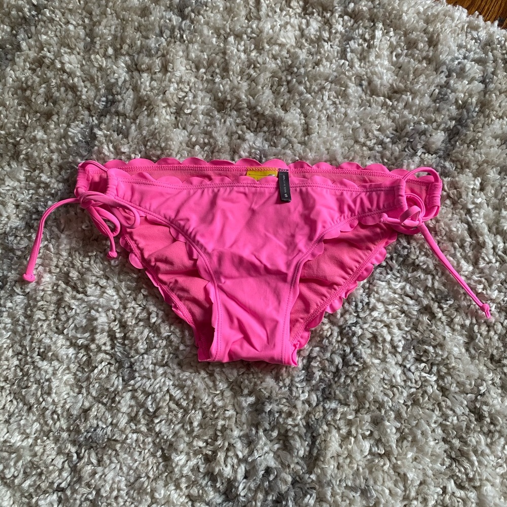 LA Hearts Scalloped Bikini‎ Bottoms
